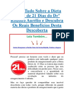 Dieta Detox de 21 Dias Do Drº Rodolfo Aurélio e Descubra Download PDF Grátis PDF