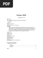 Package Sier': R Topics Documented