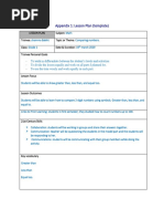 Lesson Plan Observation 4