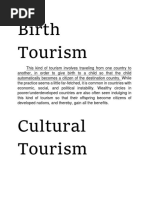 Birth Tourism