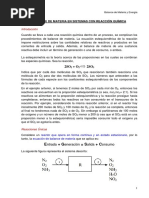 Balance Con Reaccion Quimica PDF