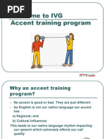 Introduction To Accent Training Program