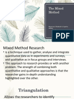 The Mixed Method Report