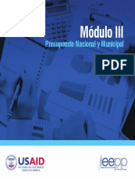 Modulo III Analisis Presupuestario Nacional y Municipal