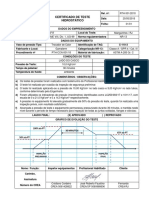 Certificado Teste Pressao