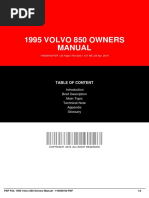 ID07e4f195f-1995 Volvo 850 Owners Manual