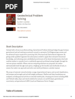 Geotechnical Problem Solving: Book Description