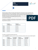 Investment Appraisal