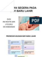 Asuhan Segera Pada Bayi Baru Lahir