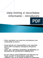 Data Mining Si Securitatea Informatiei - Introducere