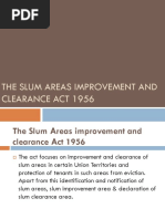 The Slum Areas Improvement and Clearance Act 1956