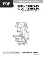 CX-102LN CX-105LN: Compact X-Ellence Station