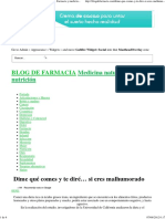 Dime Qué Comes y Te Diré Si Eres Malhumorado - Farmacia y Medicina Natural