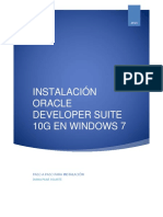 Para Instalar Oracle Developer Suite 10g en Windows 7