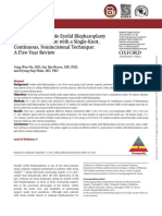 Simultaneous Double Eyelid Blepharoplasty and Ptosis Correction With A Single-Knot, Continuous, Nonincisional Technique: A Five-Year Review