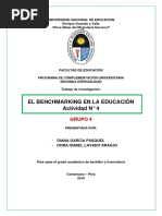 El Benchmarking en La Educación - Cantuta