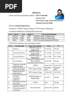 Vasumathi D Profile