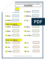 Grade 3 Maths Worksheets Conversion of Units of Measurement of Length 5