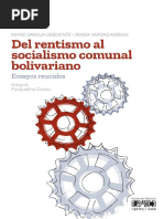 Del Rentismo Al Socialismo Comunal Bolivariano PDF