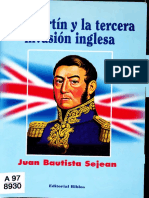 San Martín y La Tercera Invasión Inglesa - Juan Bautista Sejean