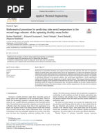 Mathematical Procedure For Predicting Tube Metal Temperature in The Second Stage Reheater of The Operating Flexibly Steam Boiler