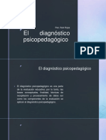 El Diagnóstico Psicopedagógico