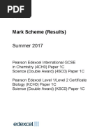 June 2017 (R) QP - Paper 1C Edexcel Chemistry IGCSE