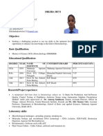 Dikshathakur Resume