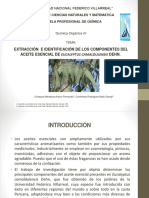 Extracción e Identificación de Los Componentes Del Aceite Esencial de Eucalyptus Camaldulensis Dehn