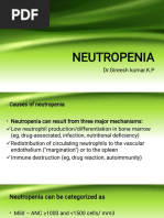 Neutropenia by DR Gireesh Kumar K P, Department of Emergency Medicine, Amrita Institute of Medical Sciences, Kochi, Kerala