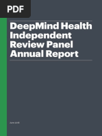 Google DeepMind Health - Independent Reviewers Report 2018