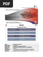 Module 3 Q1 Strategic HRM