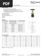 1006 Bronze Gate Valve (Hex. Type) (Screwed) : Salient Features