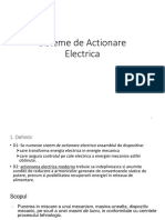 Sisteme de Actionare Electrica