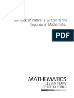 GR 10 Term 1 2019 Maths Lesson Plan PDF