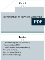 Unit 1 Introduction To Service Marketing NMP