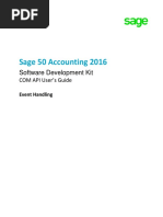 Sage 50 COM API - User's Manual - Event Handling