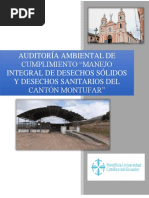 2 AUDITORIA AMBIENTAL DE CUMPLIMIENTO DEL PROYECTO Montufar