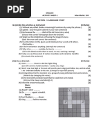 English Time: 3 HRS.) Activity Sheet-1 Max Marks: 100 Section - 1: Language Study Q.1 (A1) Do The Activities As Instructed: (8 Marks)