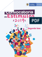 Convocatoria de Estímulos - II Fase PDF