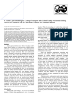 A Three-Layer Modeling For Cuttings Transport With Coiled Tubing Horizontal Drilling