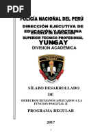 Derechos Humanos Aplicado A La Funcion Policial II