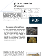 Mineralogía de Los Minerales Refractarios