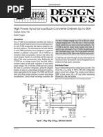 High Power Synchronous Buck Converter Delivers Up To 50A: Design Note 156 Dale Eagar