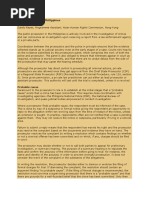 Prosecution in The Philippines DANILO Reyes