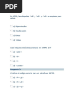 Examen HTML