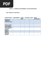 Anexo 12. Formatos de Seguridad y Salud Ocupacional PDF