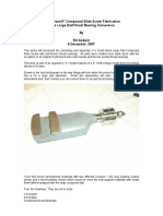 South Bend 9" Compound Slide Screw Fabrication For A Large Dial/Thrust Bearing Conversion by Ed Godwin 8 December, 2007