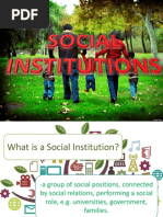 Social Institutions