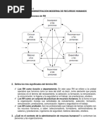 CAPITULO 1 Cuestionario Introduccion A La Administracion de RH